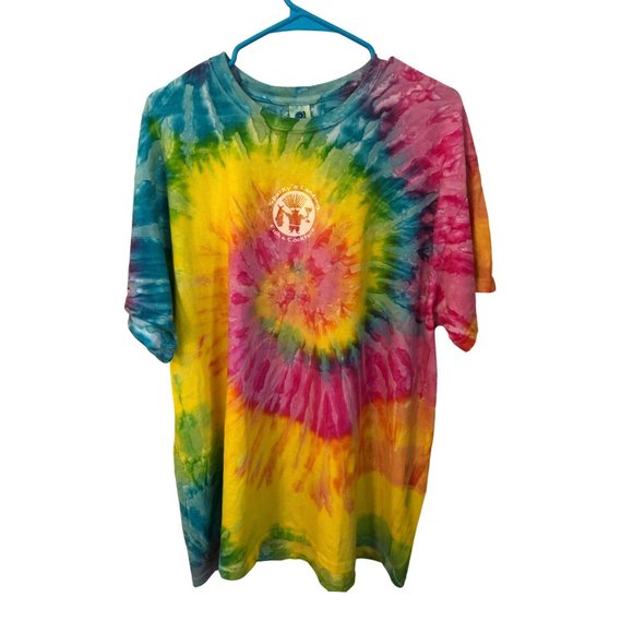 COLORTONE • Sparky's Landing Marathon Florida Keys Tie Dye Tee Short Sleeve L - Picture 3 of 10